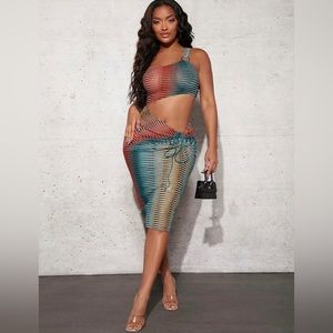 Cheeky Night On The Town Sheer Bodycon Dress🔥 (New)